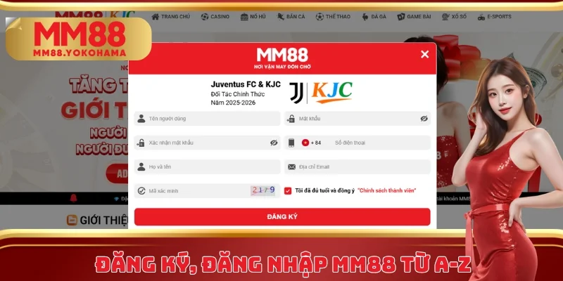 Đăng ký, đăng nhập MM88 từ A-Z